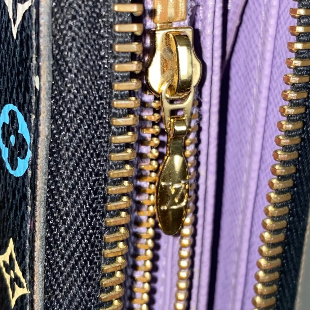 LOUIS VUITTON Monogram Multicolor Zippy - Picture 8 of 9